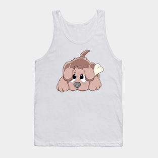 Dog with Bone Tank Top